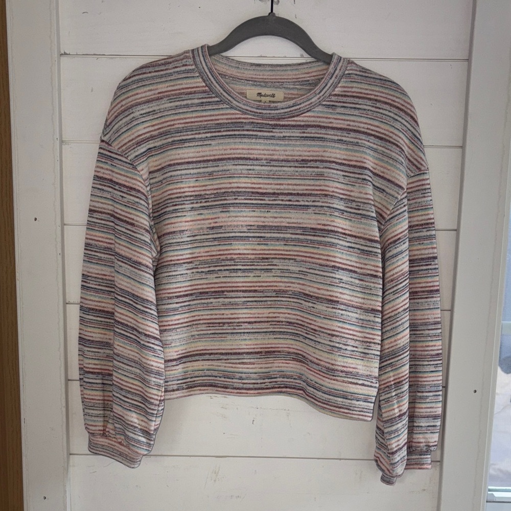 Madewell Multicolor Striped Knit Top